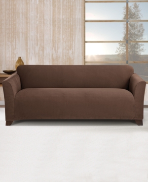 Sure Fit Stretch Morgan 1-pc. Sofa Slipcover In Chocolate