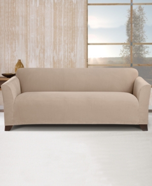 Sure Fit Stretch Morgan 1-pc. Sofa Slipcover In Khaki