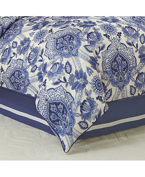Croscill Leland 4Piece Queen Comforter Set & Reviews Comforters