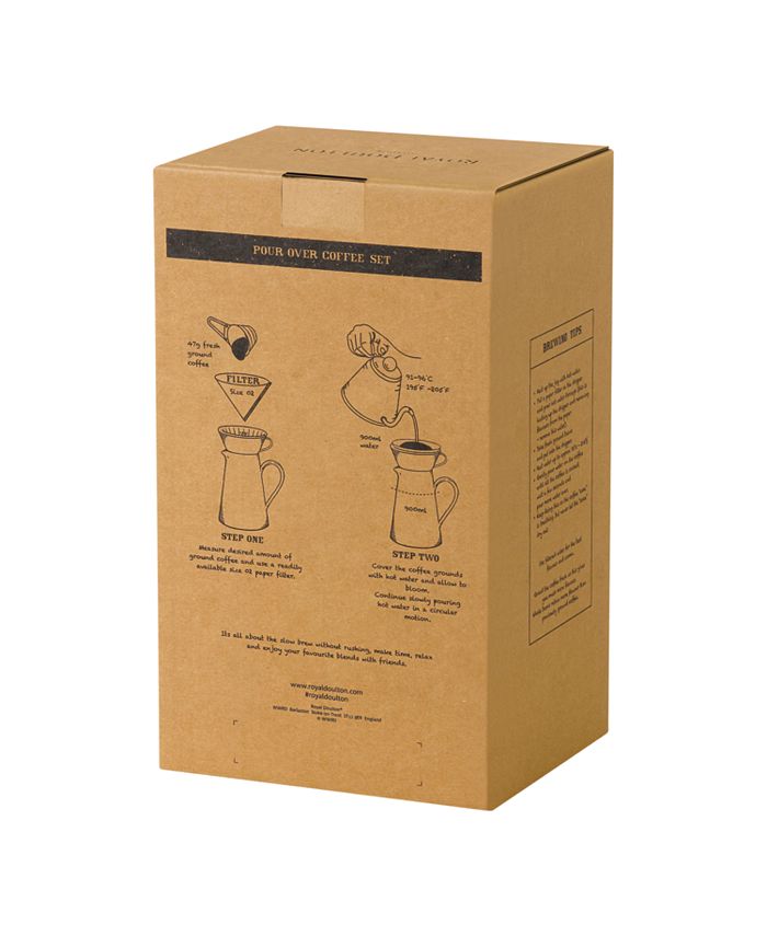 Royal Doulton Coffee Studio Pour Over Jug Set Macy's