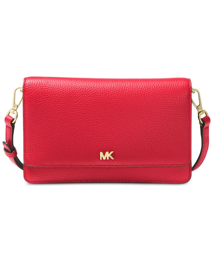 Michael Kors Mott Pebble Leather Phone Crossbody Wallet & Reviews - Handbags  & Accessories - Macy's
