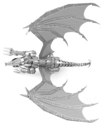 ICONX 3D Metal Model Kit - Silver Dragon
