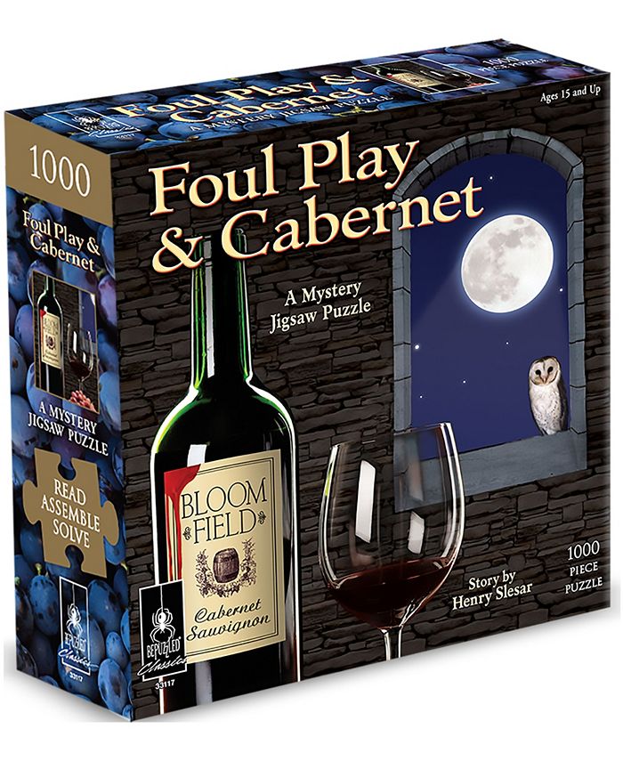 Bepuzzled Foul Play And Cabernet Classic Mystery Jigsaw Puzzle 1000 Pieces Reviews Kids Macy S