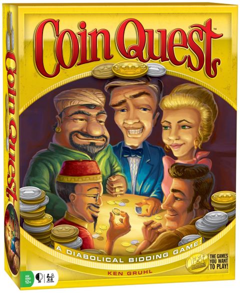 Настольная игра R&R Games Coin Quest Elite, аукцион коллекционеров, от 12 лет