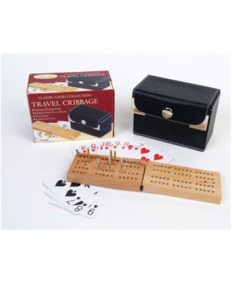 Travel Cribbage Game with Playing Cards