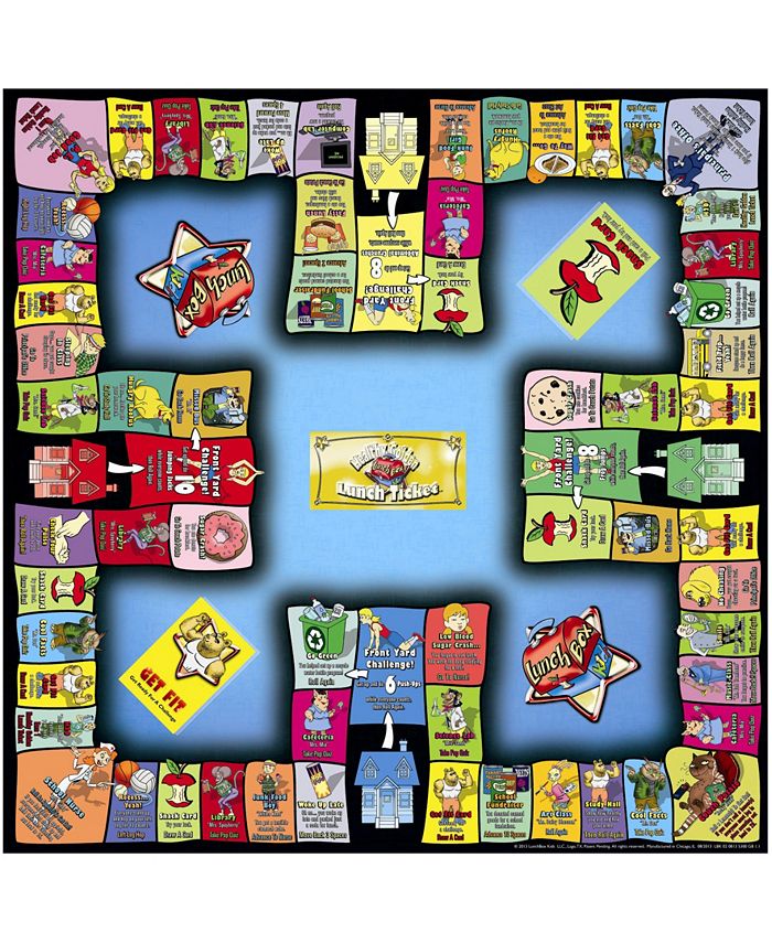 LunchBox Kids Health and Fitness Educational Board Game Macy's