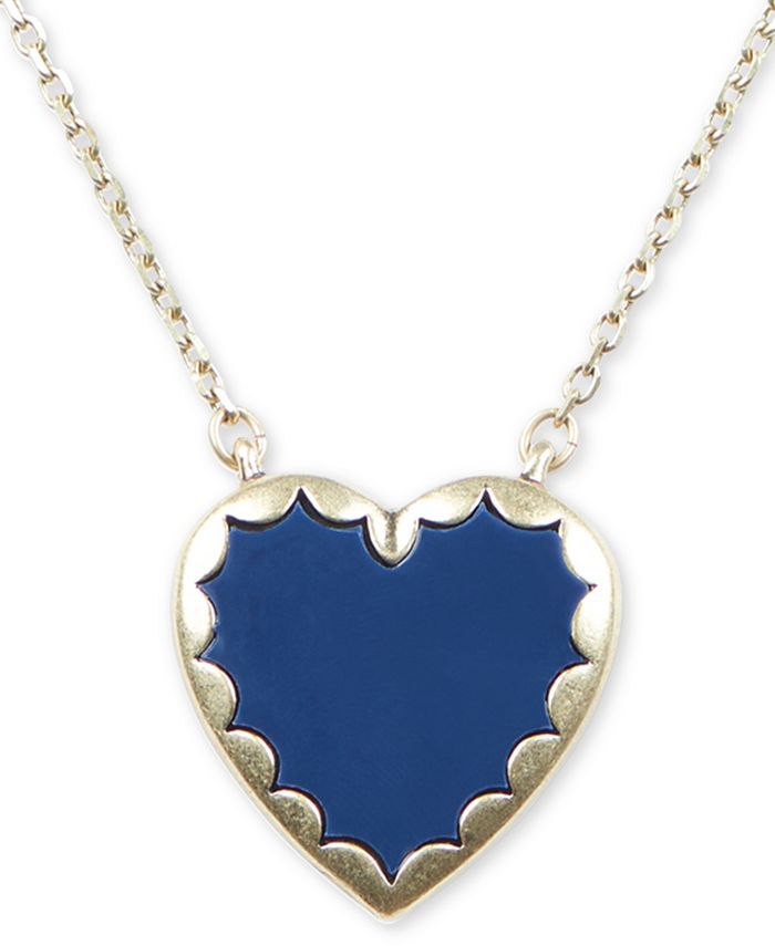 Lucky brand store heart necklace
