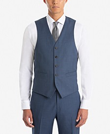 Men's UltraFlex Classic-Fit Sharkskin Wool Vest