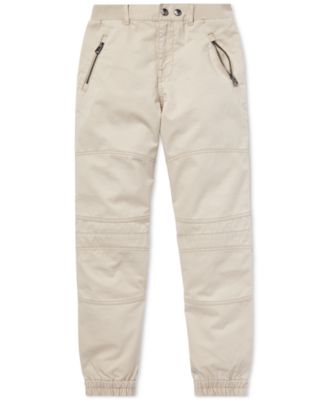 moto twill joggers