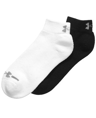 Under Armour Men's Socks, UA Charged Cotton Athletic Lo Cut 6 Pack ...