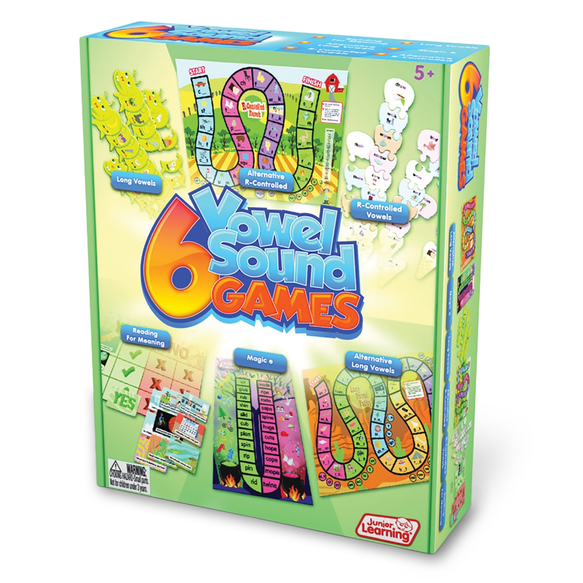 Shop Junior Learning 6 Vowel Sound Games In Multi