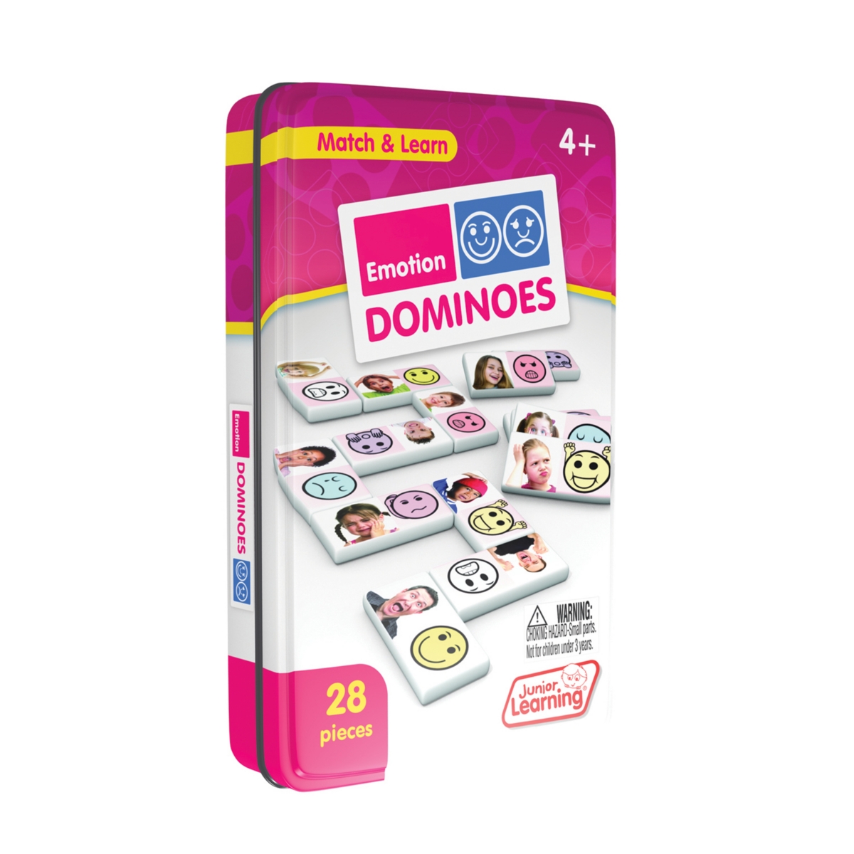 Junior Learning Kids' Emotions Dominoes Match And Learn Educational Learning Game In Multi