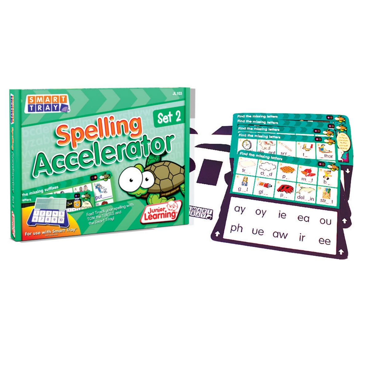 Junior Learning Kids' Smart Tray Spelling Accelerator Set 2 In Multi