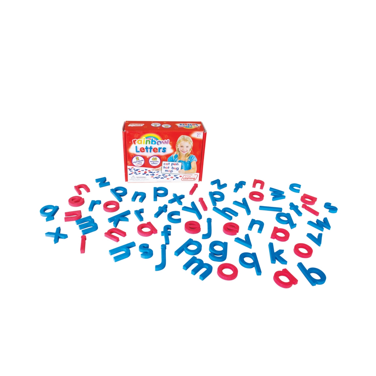 Junior Learning Kids' Rainbow Letters Print Educational Learning Set In Multi
