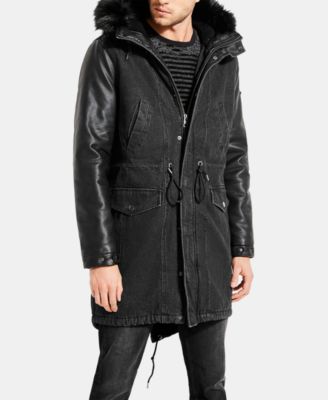 GUESS - Men's Denim Fishtail Parka