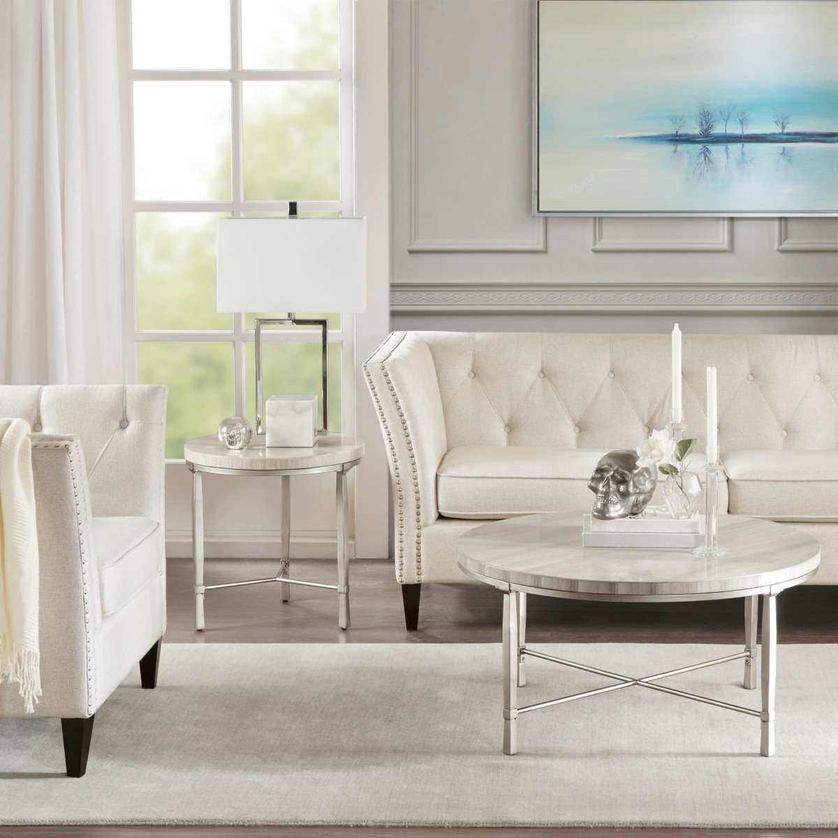 Reese Round End Table