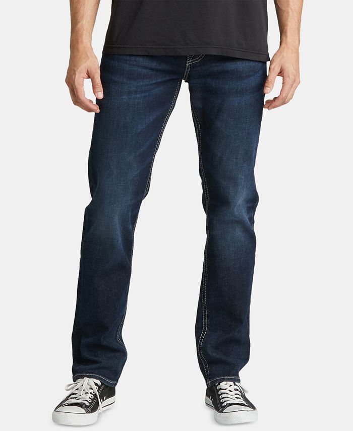 Silver Jeans Co. Men's Eddie Relaxed Athletic Jeans & Reviews - Jeans ...