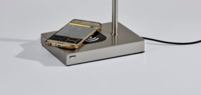 Collette LED Desk Lamp with Wireless Air Charger & USB Port