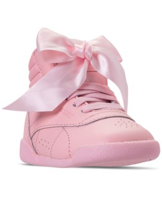 reebok pink ribbon sneakers