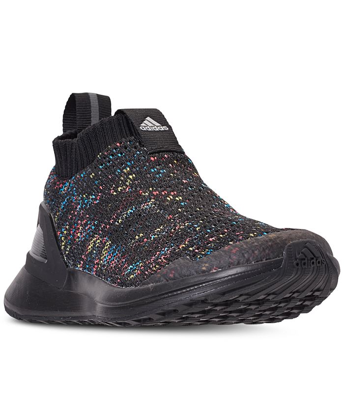 adidas Little Boys� RapidaRun Laceless Knit Running