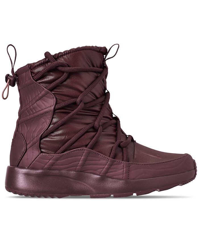 nike women's tanjun high rise high top sneaker boots