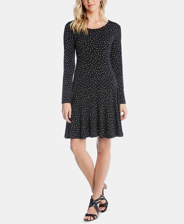 Karen Kane Dakota Dot-Print Dress & Reviews - Dresses - Women - Macy's