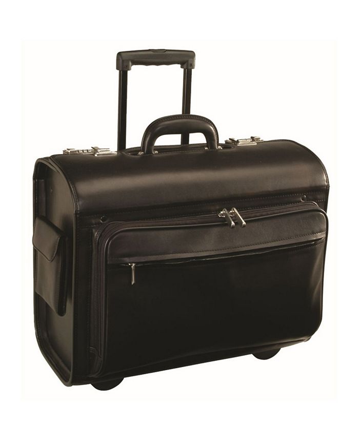 Royce Leather Royce New York Rolling 15" Laptop Briefcase Macy's