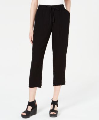 Eileen Fisher - Organic Cotton Crinkle Drawstring Pants