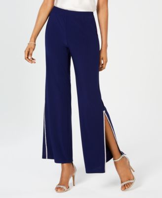 Msk Sequined Wide-leg Pants, Regular 