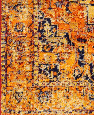Abbie & Allie Rugs - MNC-2316 Bright Orange 18" Square Swatch