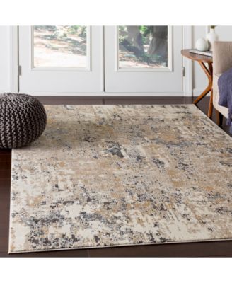 Pune PUN-2300 Beige 6&#39;7&amp;quot; x 9&#39;6&amp;quot; Area Rug