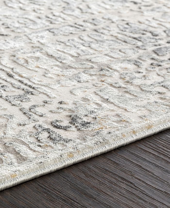 Surya Quatro QUA2309 Silver Gray 2' x 3' Area Rug Macy's