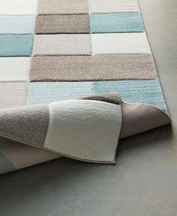 Surya - Santa Monica SAC-2300 Aqua 7'10" x 10'3" Area Rug