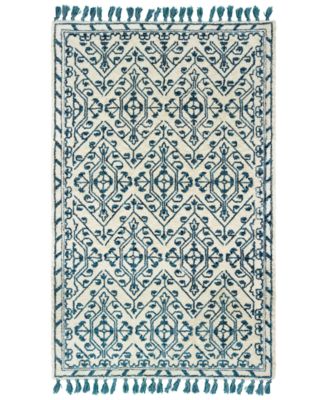 Oriental Weavers - Madison 61408 Ivory/Blue 3'6" x 5'6" Area Rug