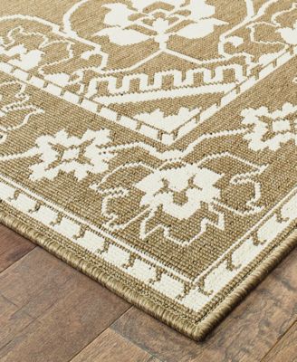 Marina 7764J 2'3" x 7'6" Indoor/Outdoor Runner Area Rug