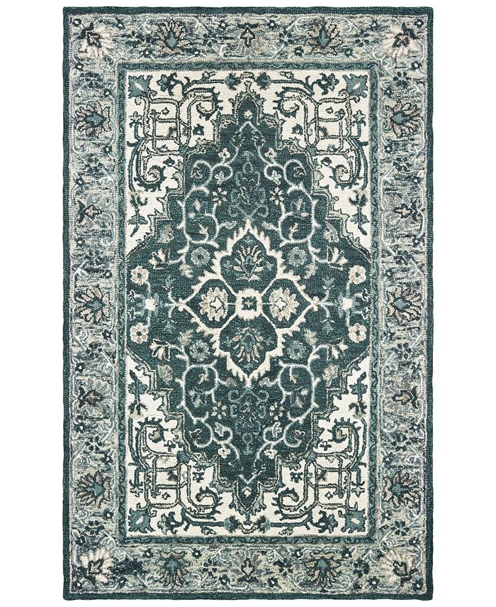 Oriental Weavers - Zahra 75506 Grey/Blue 5' x 8' Area Rug