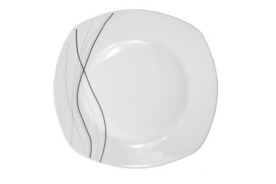 Porcelain 20 Piece Square Dinnerware Set Service for 4