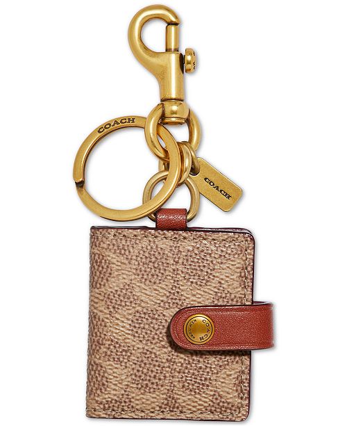 COACH Signature Picture Frame Bag Charm & Reviews - Handbags & Accessories - Macy&#39;s