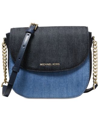 MICHAEL Michael Kors Denim Half Dome Crossbody Created for Macy s Macy s