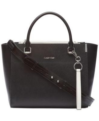 calvin klein raelynn satchel