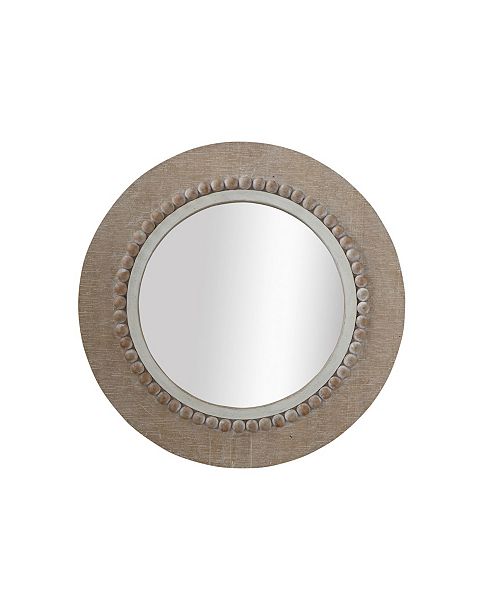 3r Studio Round Decorative Wood Wall Mirror Reviews All