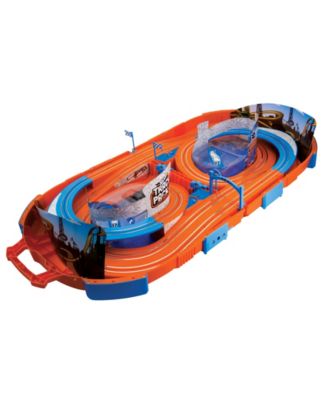 hot wheels battery operated slot track set