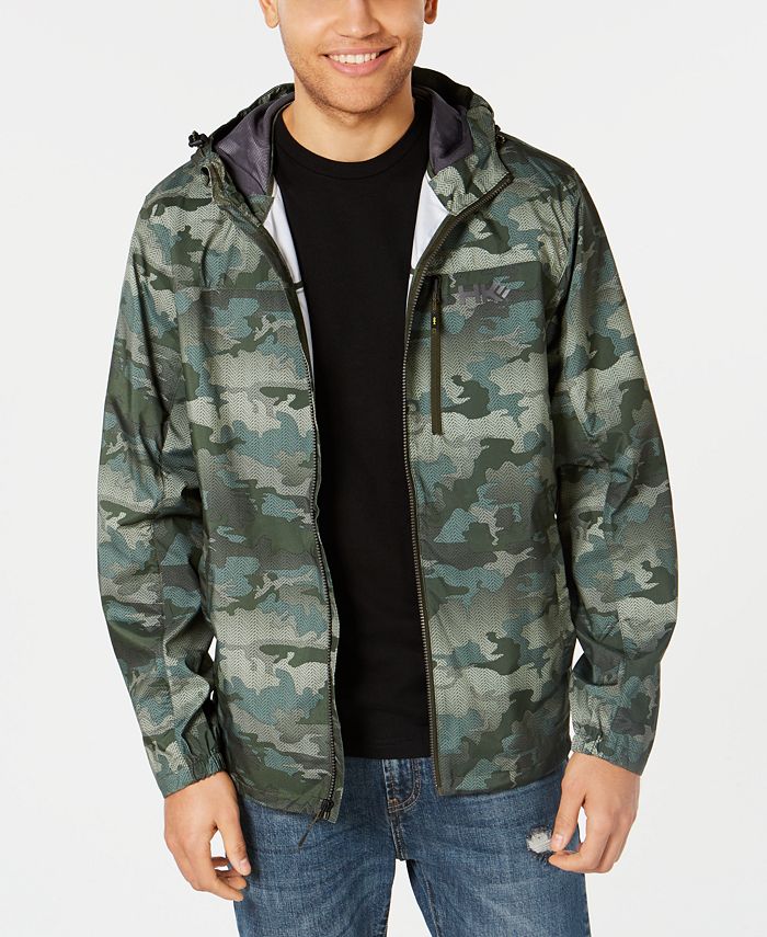 Hawke & Co. Outfitter Men's Hooded Rain Jacket - Macy's