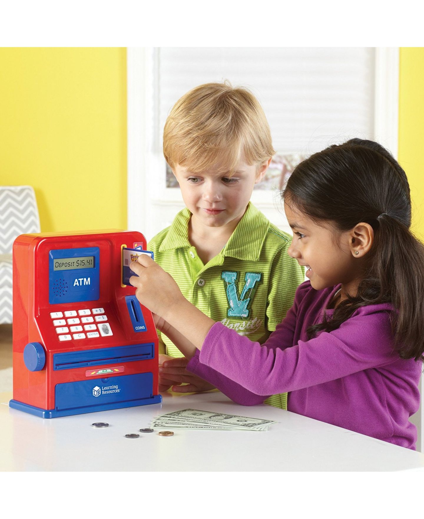 Детская игрушка Areyougame Pretend & Play Electronic Teaching ATM Bank, Ages 3+ — фото 12