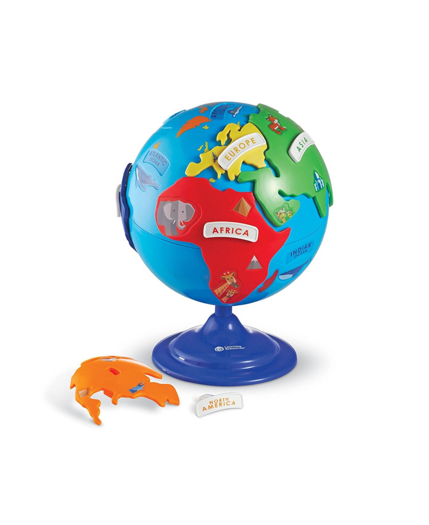 Детская игрушка Learning Resources Learning Essentials Geography Puzzle Globe, 14-Piece, Ages 3+ — фото 1