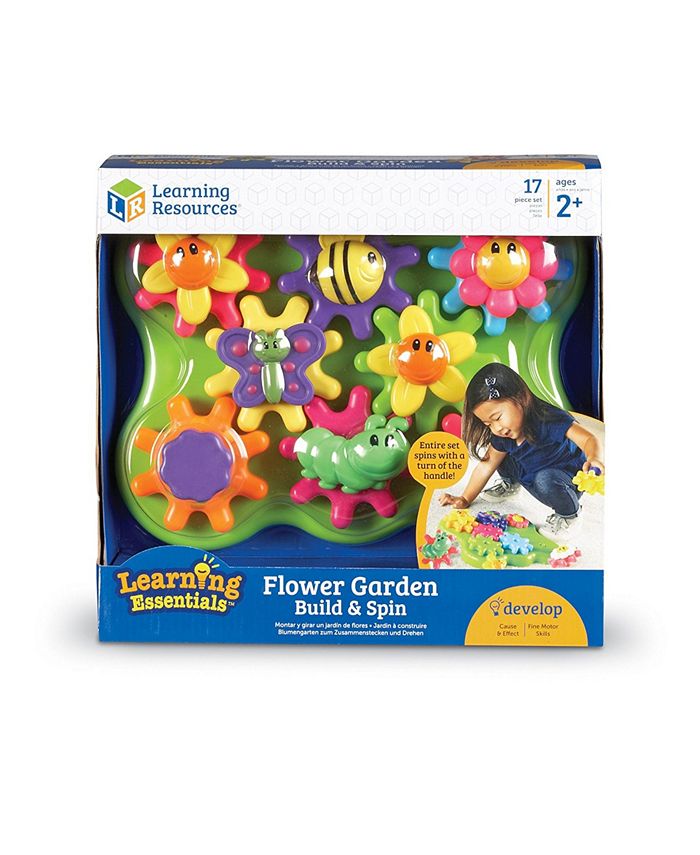 Learning Resources Learning Essentials Flower Garden Build and Spin ...
