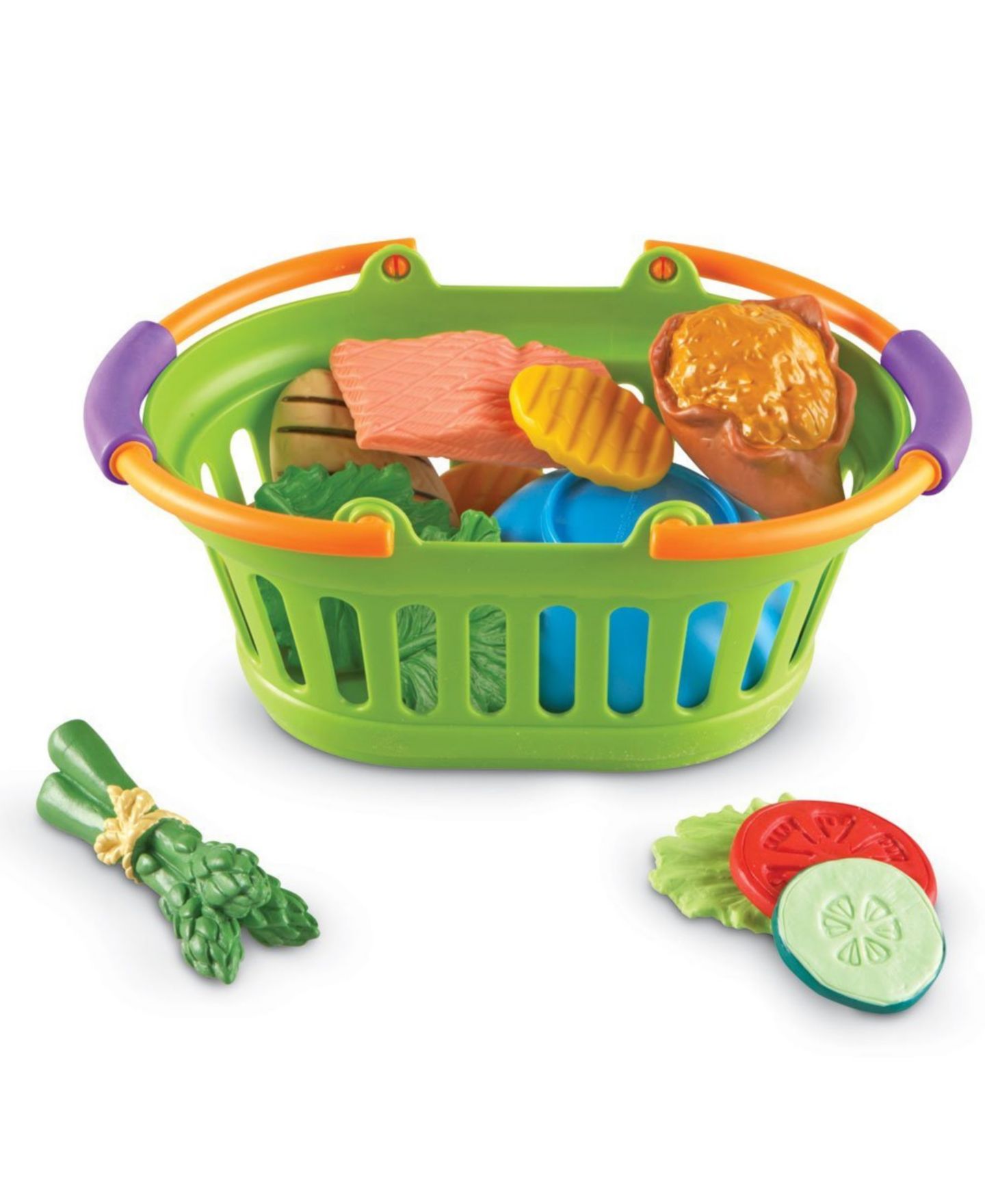 Детский игровой набор Areyougame New Sprouts Healthy Dinner Soft-Edge 14-Piece Playset, Ages 2+ — фото 7
