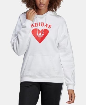 adidas heart hoodie sweatshirt