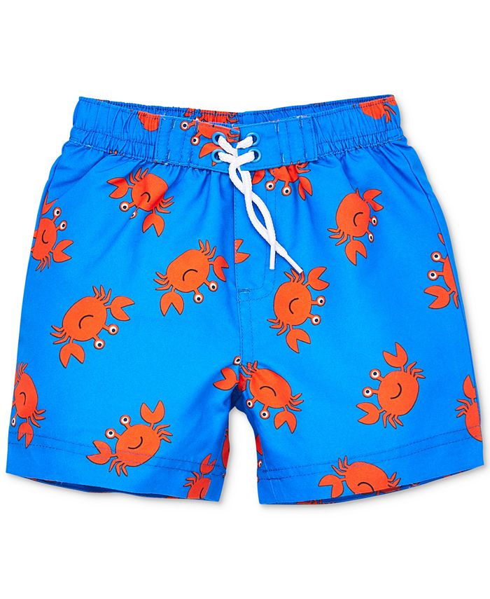 Little Me Crab Baby Boys Swim Trunks Macy's