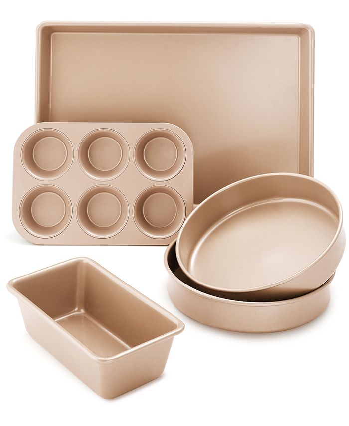 Martha Stewart Collection Nonstick Champagne 5-Pc. Bakeware Set, Created  for Macy's - Macy's